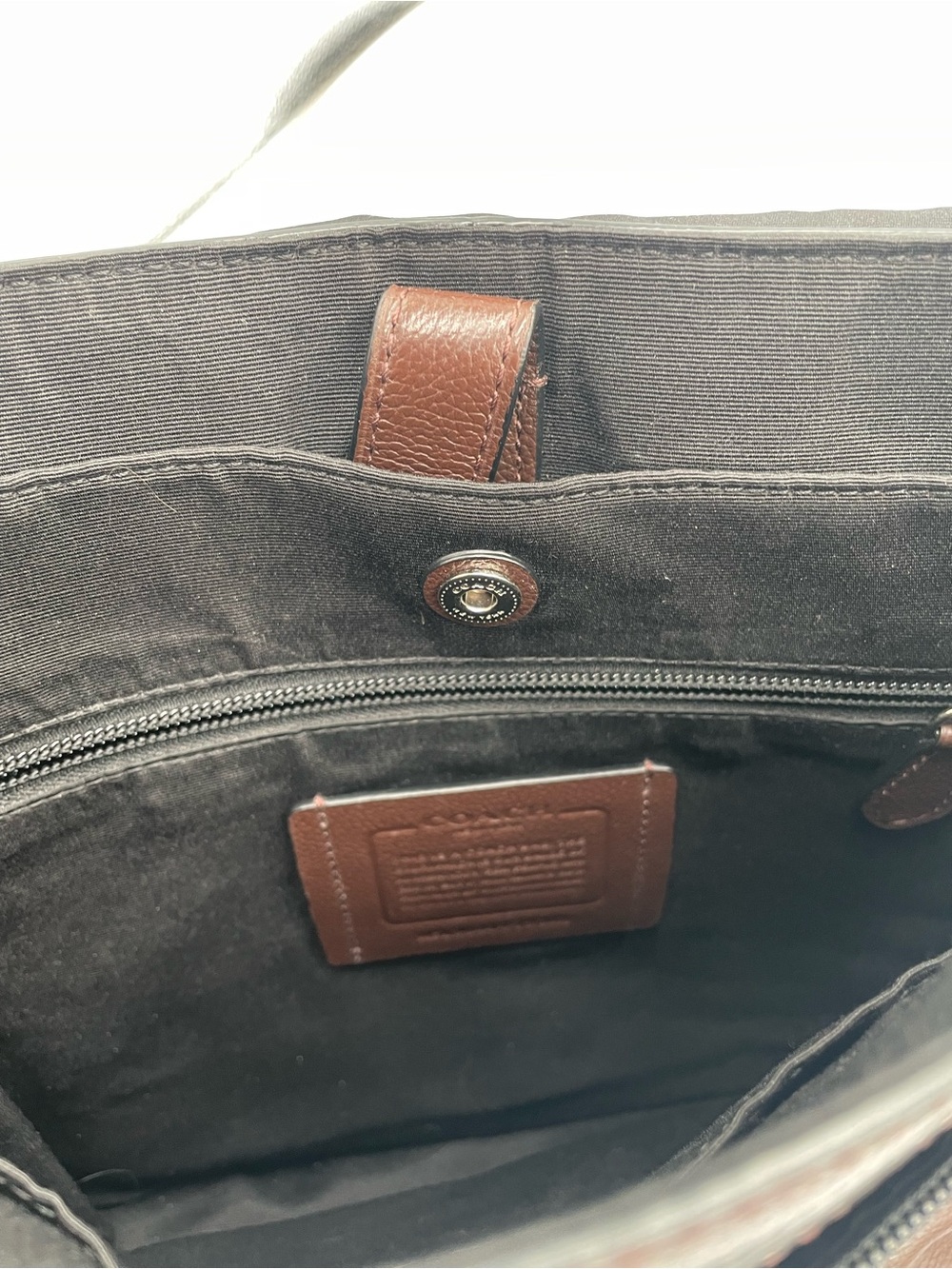 Coach Charles Messenger Bag Brown Leather Crossbody Adjustable Strap - Picture 6 of 6